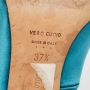 Manolo Blahnik Pre-owned Satin heels Green Dames - Thumbnail 8