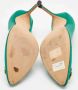 Manolo Blahnik Pre-owned Satin heels Green Dames - Thumbnail 4