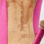 Manolo Blahnik Pre-owned Satin heels Pink Dames - Thumbnail 8