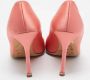 Manolo Blahnik Pre-owned Satin heels Pink Dames - Thumbnail 5