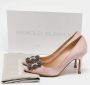 Manolo Blahnik Pre-owned Satin heels Pink Dames - Thumbnail 9