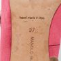 Manolo Blahnik Pre-owned Satin heels Pink Dames - Thumbnail 7