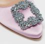 Manolo Blahnik Pre-owned Satin heels Purple Dames - Thumbnail 7