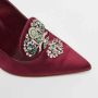 Manolo Blahnik Pre-owned Satin heels Red Dames - Thumbnail 7