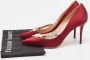 Manolo Blahnik Pre-owned Satin heels Red Dames - Thumbnail 9