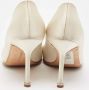 Manolo Blahnik Pre-owned Satin heels White Dames - Thumbnail 5