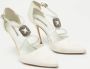 Manolo Blahnik Pre-owned Satin heels White Dames - Thumbnail 2