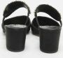 Manolo Blahnik Pre-owned Satin mules Black Dames - Thumbnail 5