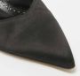 Manolo Blahnik Pre-owned Satin mules Black Dames - Thumbnail 8