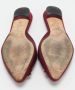 Manolo Blahnik Pre-owned Satin mules Red Dames - Thumbnail 4