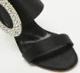 Manolo Blahnik Pre-owned Satin sandals Black Dames - Thumbnail 7