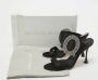 Manolo Blahnik Pre-owned Satin sandals Black Dames - Thumbnail 9