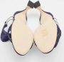 Manolo Blahnik Pre-owned Satin sandals Blue Dames - Thumbnail 5