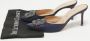 Manolo Blahnik Pre-owned Satin sandals Blue Dames - Thumbnail 9