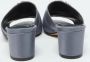 Manolo Blahnik Pre-owned Satin sandals Gray Dames - Thumbnail 6