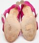 Manolo Blahnik Pre-owned Satin sandals Purple Dames - Thumbnail 5