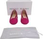 Manolo Blahnik Pre-owned Suede flats Pink Dames - Thumbnail 7