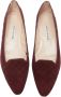 Manolo Blahnik Pre-owned Suede flats Red Dames - Thumbnail 2