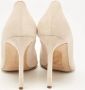 Manolo Blahnik Pre-owned Suede heels Beige Dames - Thumbnail 3