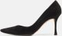 Manolo Blahnik Pre-owned Suede heels Black Dames - Thumbnail 2