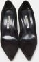 Manolo Blahnik Pre-owned Suede heels Black Dames - Thumbnail 3