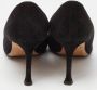 Manolo Blahnik Pre-owned Suede heels Black Dames - Thumbnail 5