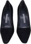 Manolo Blahnik Pre-owned Suede heels Black Dames - Thumbnail 2