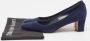 Manolo Blahnik Pre-owned Suede heels Blue Dames - Thumbnail 9