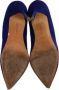 Manolo Blahnik Pre-owned Suede heels Blue Dames - Thumbnail 5