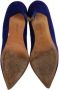 Manolo Blahnik Pre-owned Suede heels Blue Dames - Thumbnail 5