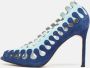 Manolo Blahnik Pre-owned Suede heels Blue Dames - Thumbnail 2