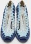 Manolo Blahnik Pre-owned Suede heels Blue Dames - Thumbnail 3