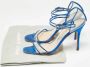 Manolo Blahnik Pre-owned Suede heels Blue Dames - Thumbnail 9