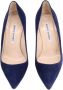 Manolo Blahnik Pre-owned Suede heels Blue Dames - Thumbnail 2