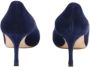 Manolo Blahnik Pre-owned Suede heels Blue Dames - Thumbnail 3