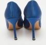 Manolo Blahnik Pre-owned Suede heels Blue Dames - Thumbnail 5