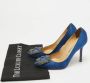 Manolo Blahnik Pre-owned Suede heels Blue Dames - Thumbnail 9