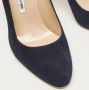 Manolo Blahnik Pre-owned Suede heels Blue Dames - Thumbnail 6