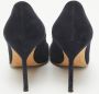 Manolo Blahnik Pre-owned Suede heels Blue Dames - Thumbnail 5