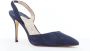 Manolo Blahnik Pre-owned Suede heels Blue Dames - Thumbnail 2