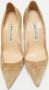 Manolo Blahnik Pre-owned Suede heels Gray Dames - Thumbnail 3