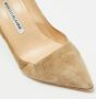 Manolo Blahnik Pre-owned Suede heels Gray Dames - Thumbnail 7