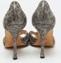 Manolo Blahnik Pre-owned Suede heels Gray Dames - Thumbnail 3