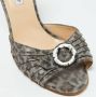 Manolo Blahnik Pre-owned Suede heels Gray Dames - Thumbnail 5