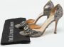 Manolo Blahnik Pre-owned Suede heels Gray Dames - Thumbnail 7