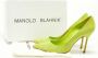 Manolo Blahnik Pre-owned Suede heels Green Dames - Thumbnail 8