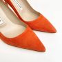 Manolo Blahnik Pre-owned Suede heels Orange Dames - Thumbnail 6