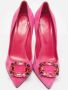 Manolo Blahnik Pre-owned Suede heels Pink Dames - Thumbnail 3