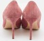 Manolo Blahnik Pre-owned Suede heels Purple Dames - Thumbnail 5