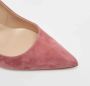 Manolo Blahnik Pre-owned Suede heels Purple Dames - Thumbnail 7